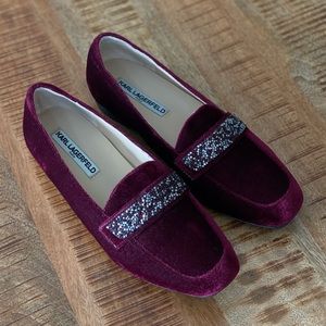 Karl Lagerfeld Jewelled Loafers